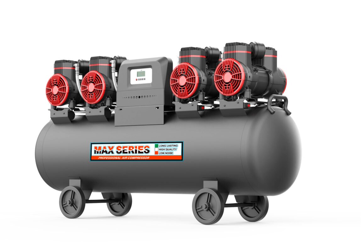 Oil-Free Quadruple ( 4 ) Motor 180 L Compressor 1650Wx4 - Saif Al Arab