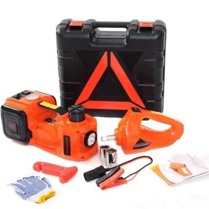 3-in-1 Electric Car Jack with Air Pump (12V, 5 Ton) Kuwait