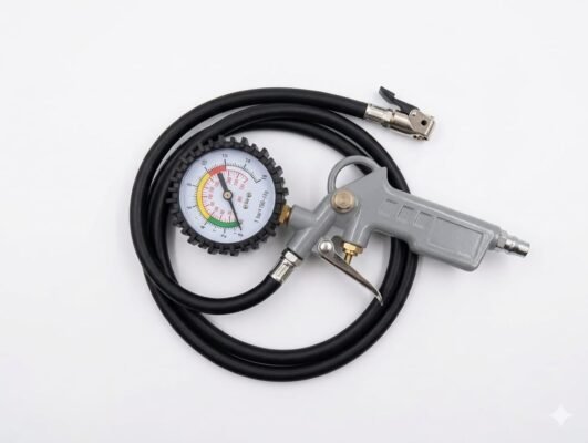 Tire Inflator with Gauge - Saif Al Arab Kuwait