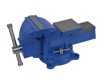 HUNTAR cast-iron bench vice with swivel base and anvil - Saif Al Arab Kuwait
