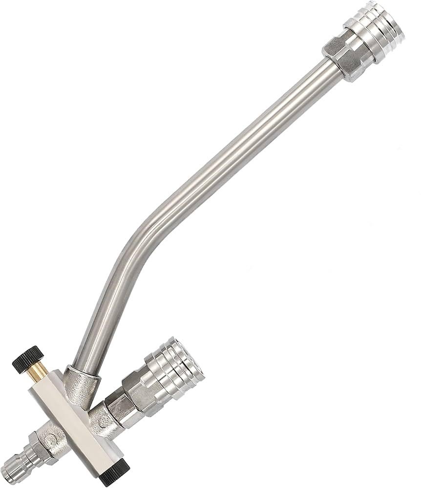 dual foam cannon adaptor saif al arab kuwait Stainless steel dual foam cannon adaptor for pressure washers - Saif Al Arab Kuwait